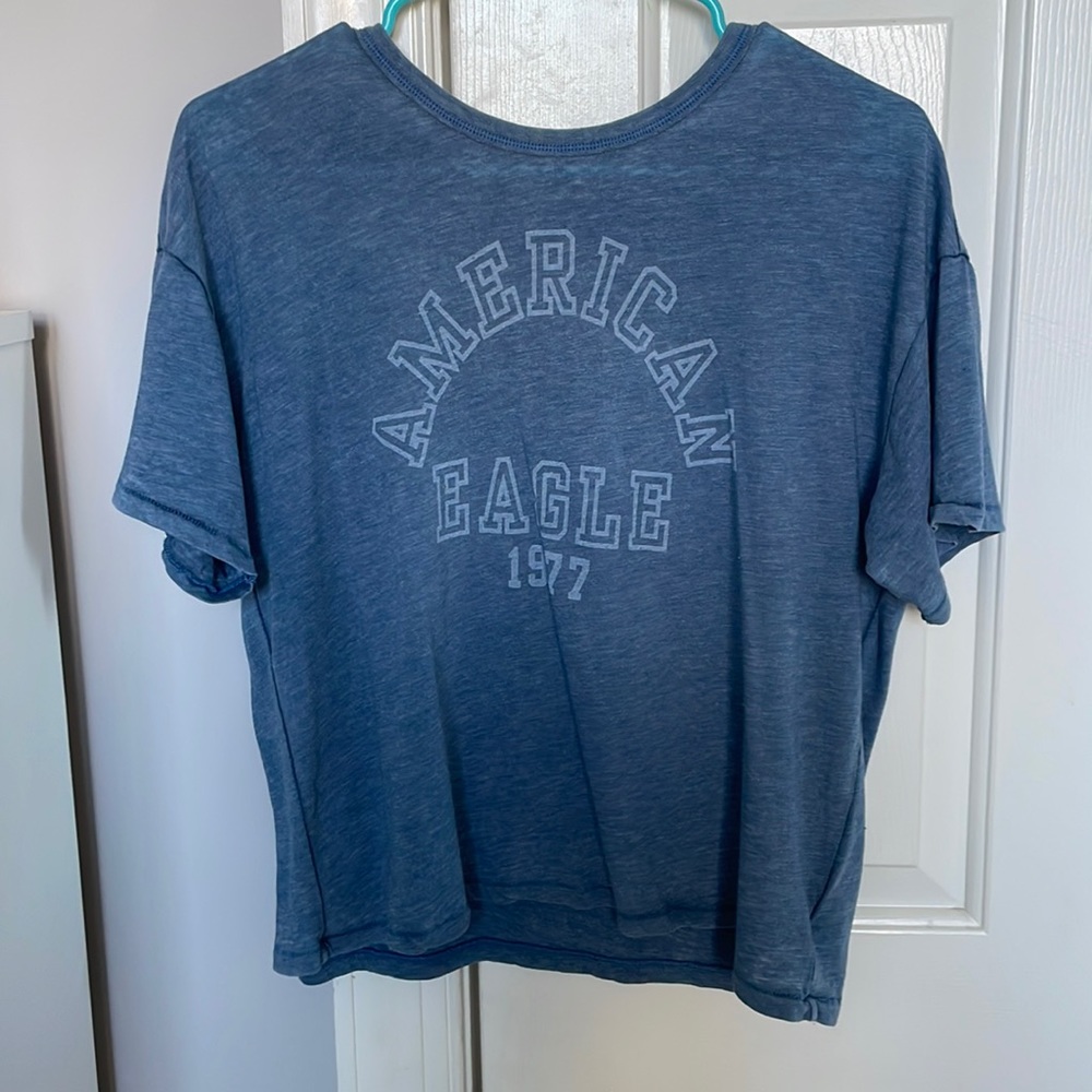 American Eagle blue  t shirt